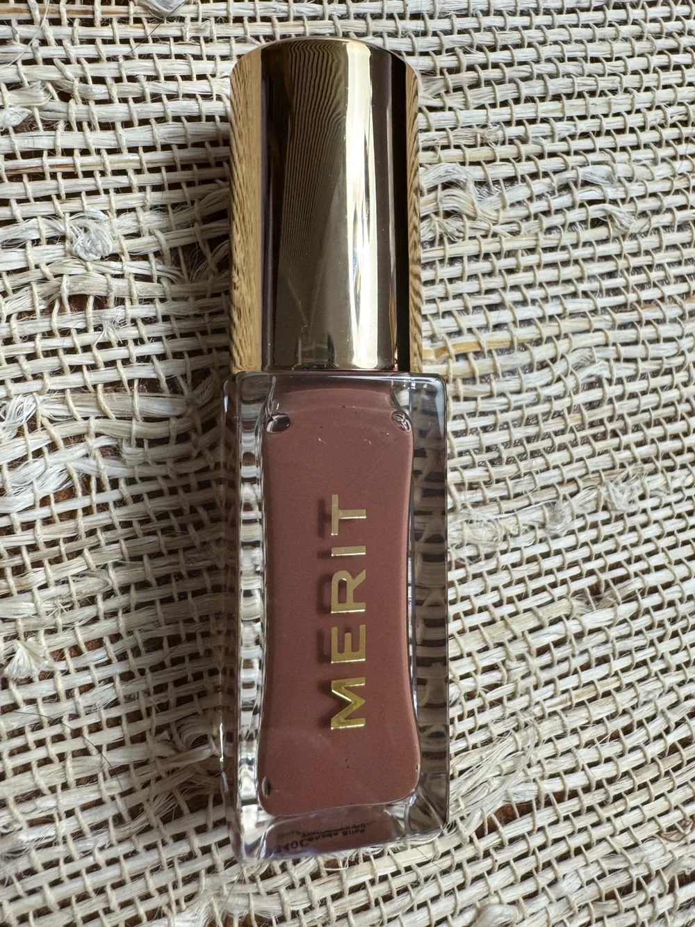 MERIT Beauty Shade Slick Tinted Lip Oil in the Classic Shade Taupe New - No Box